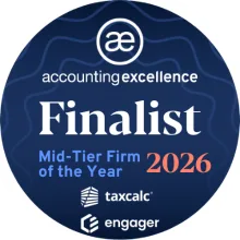 Accounting Excellence Awards 2026 finalist, Mid-Tier Firm of the Year