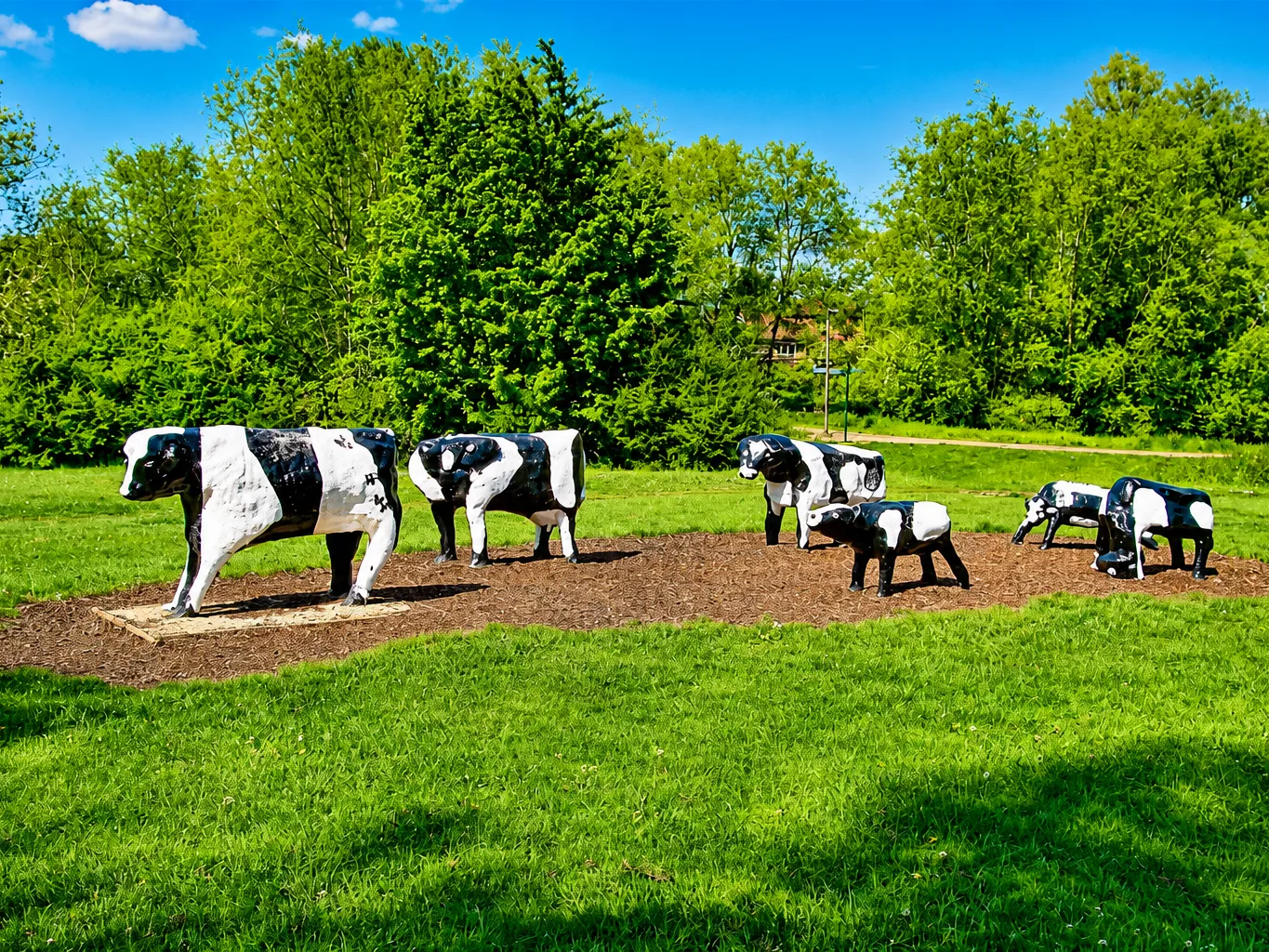 The Concrete Cows, Milton Keynes