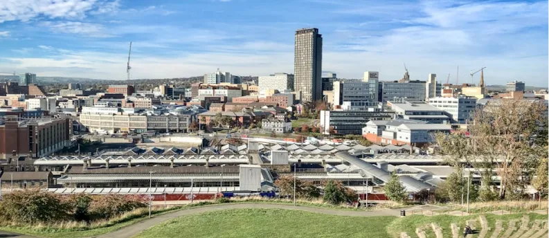 View across Sheffield